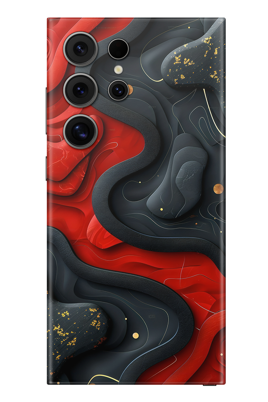 Skin Samsung - Piros Fekete