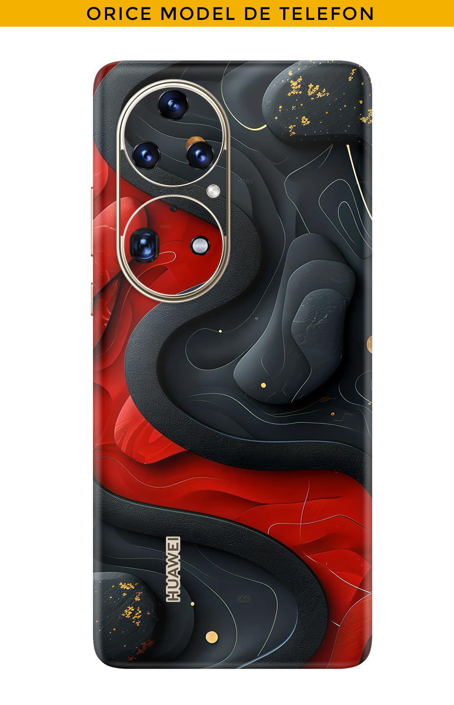 Skin BÁRMILYEN TELEFON - Piros Fekete
