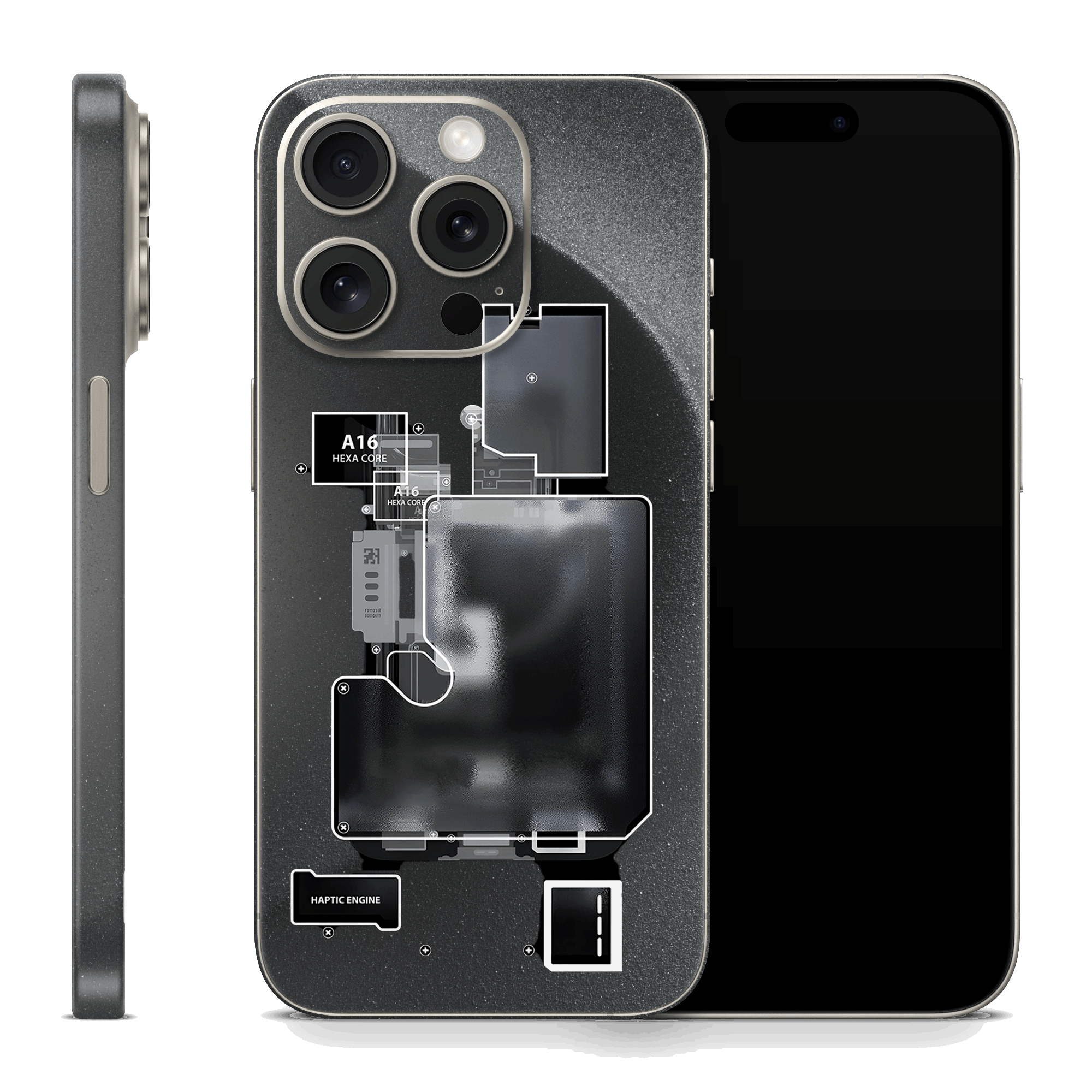 Skin iPhone - TEARDOWN (finisaj lucios)