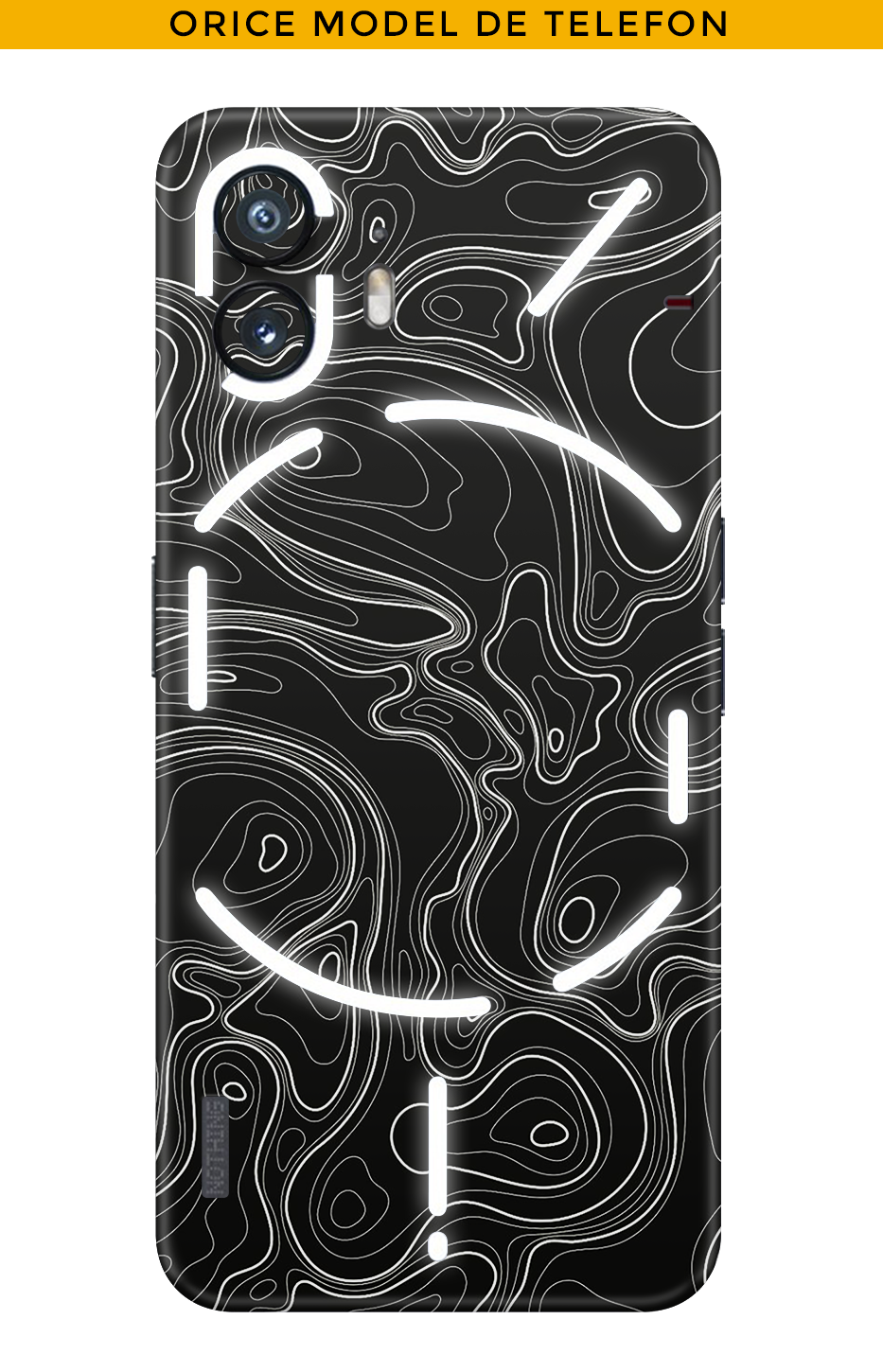 Skin BÁRMILYEN TELEFON - Fekete Damaszkusz