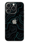 Skin iPhone - Blue Damasc