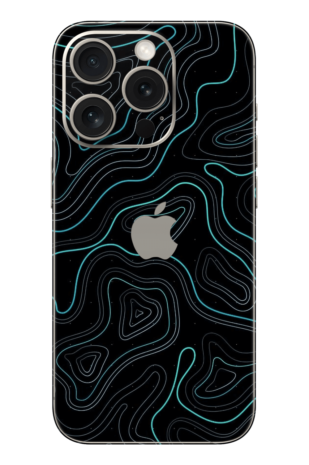 Skin iPhone - Kék Damasz
