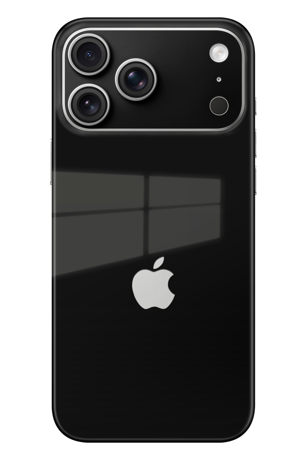 Skin iPhone - Jet Black (fényes)