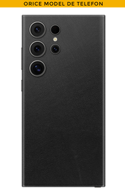 Skin BÁRMILYEN TELEFON - Fekete BŐR megjelenés