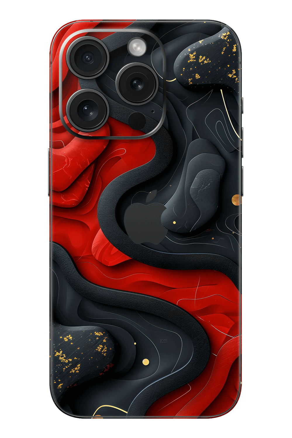 Skin iPhone - Piros Fekete