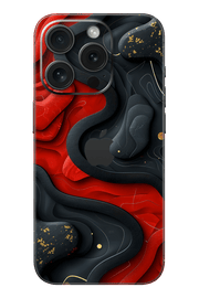Skin iPhone - Piros Fekete