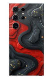 Skin Samsung - Piros Fekete