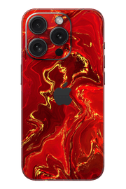 Skin iPhone - Vörös Arany Márvány