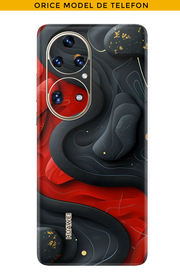 Skin BÁRMILYEN TELEFON - Piros Fekete
