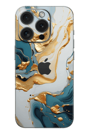 Skin iPhone - Turq Gold
