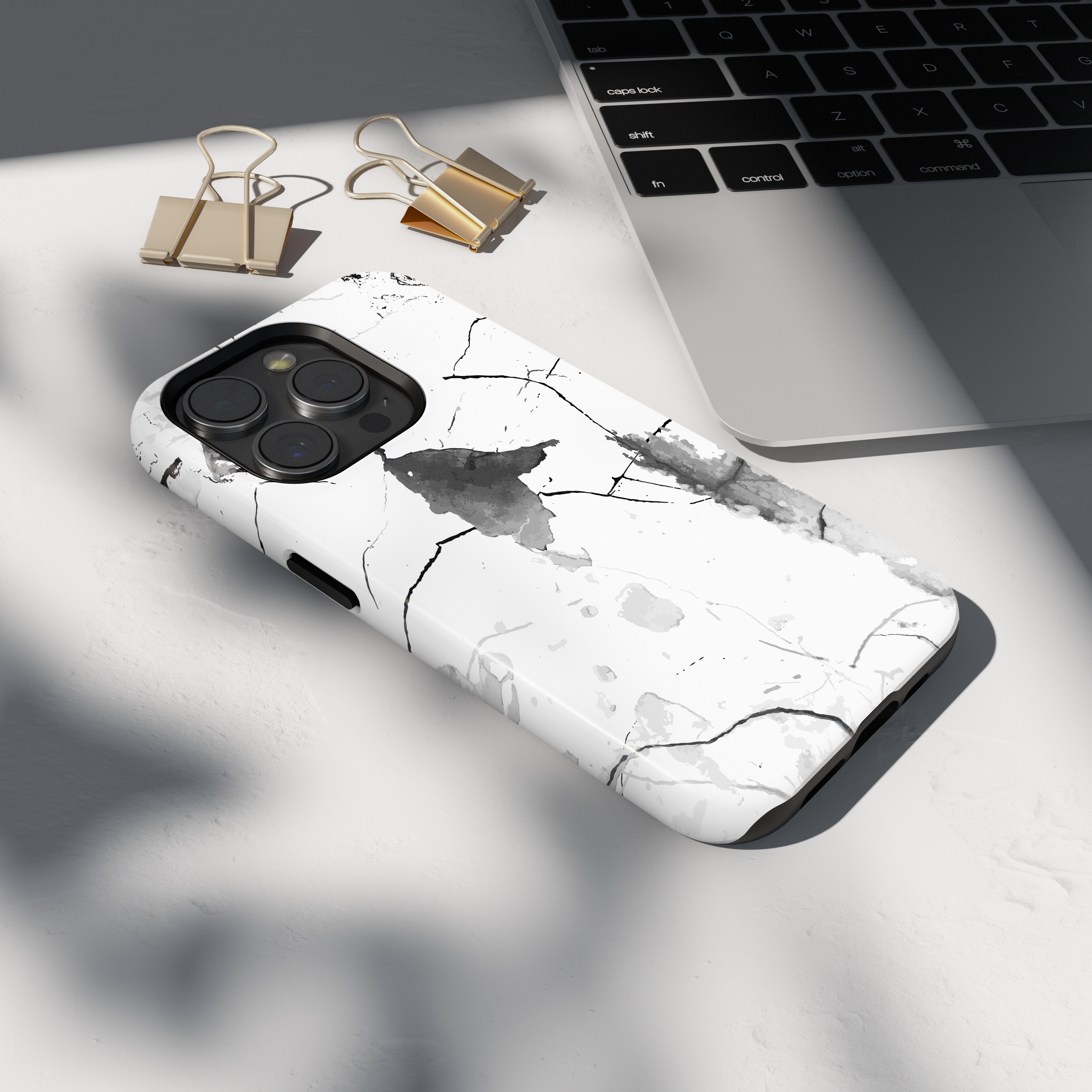 Tokok iPhone - FEHÉR MÁRVÁNY