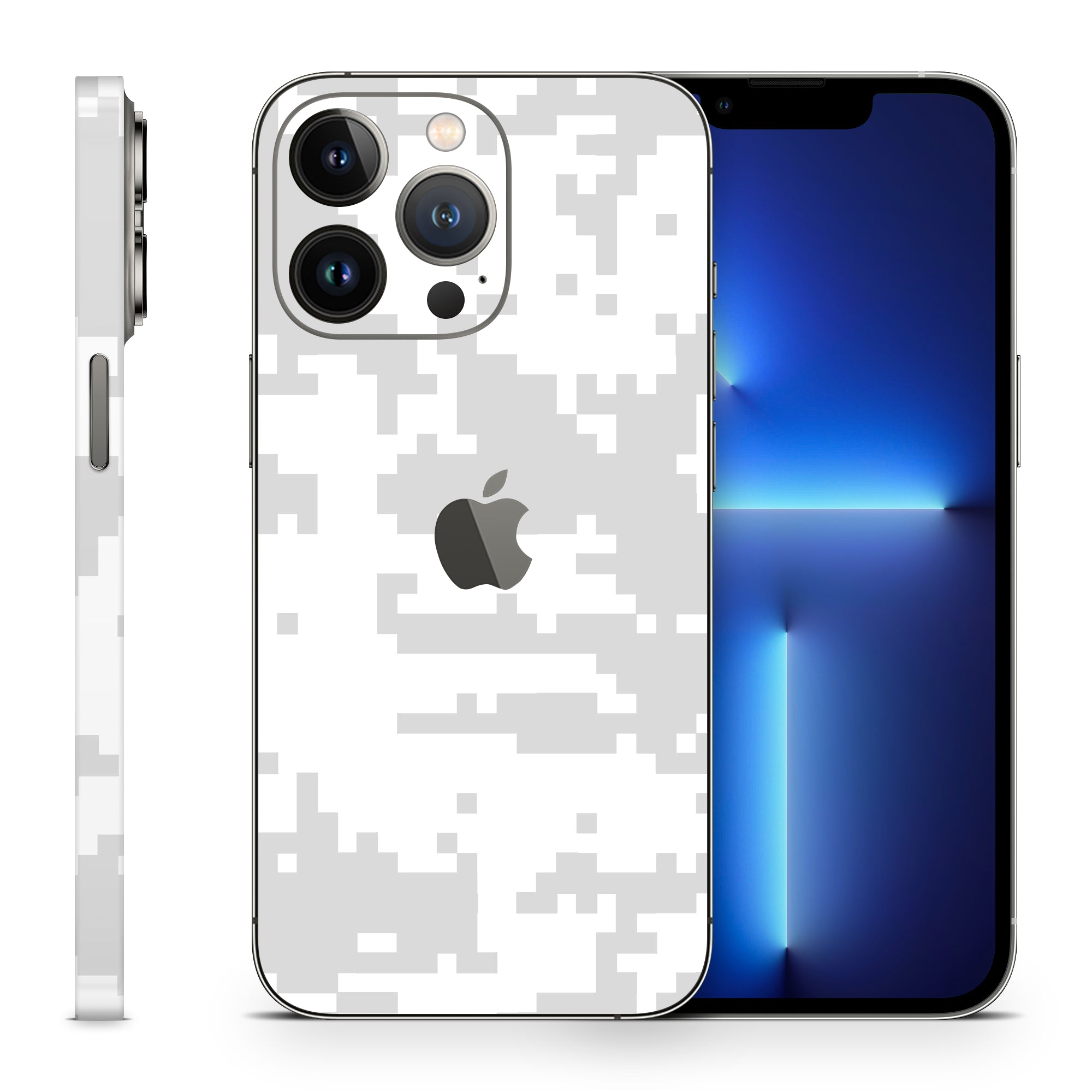 Iphone Skin Flame - Skin IPhone - Pixel Camo (finisaj Mat)